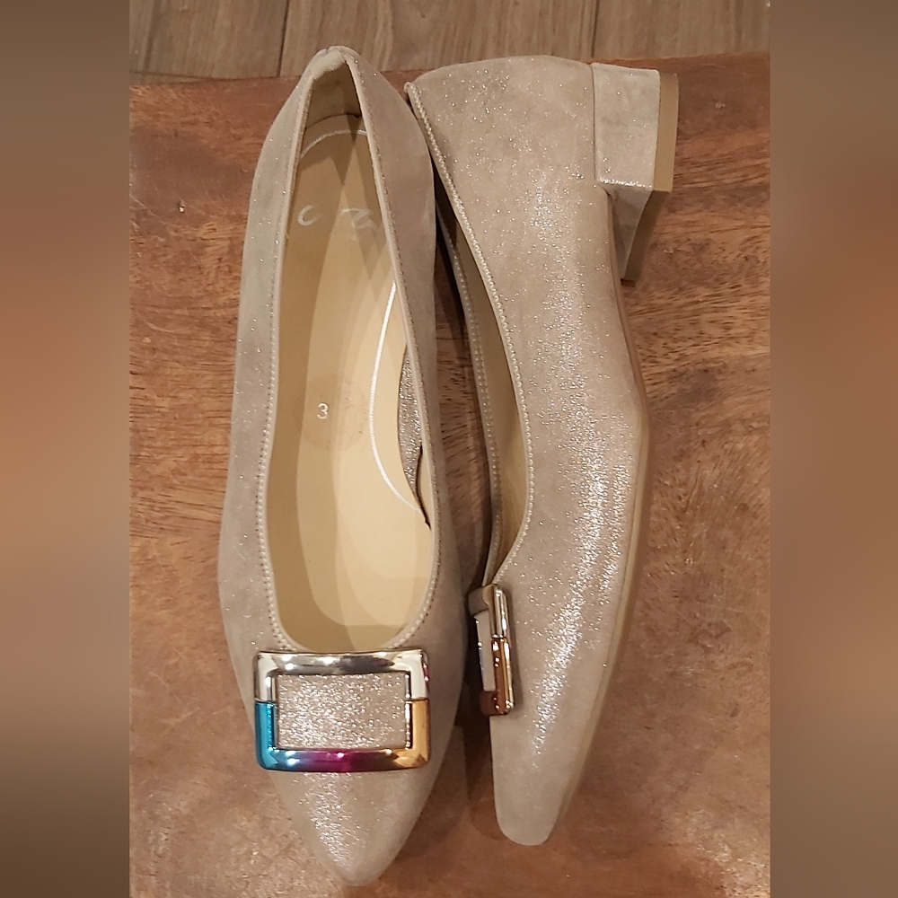Ara Paley leather slip-on pumps